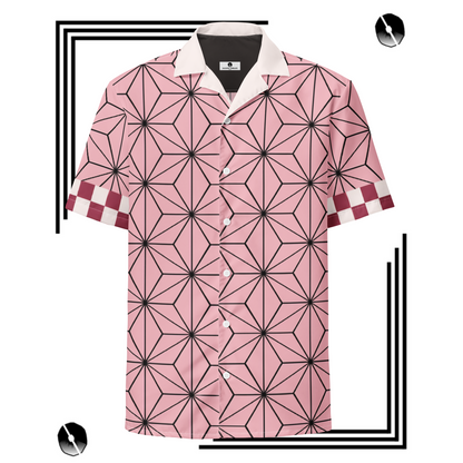 Nezuko Inspired Daily Button-up