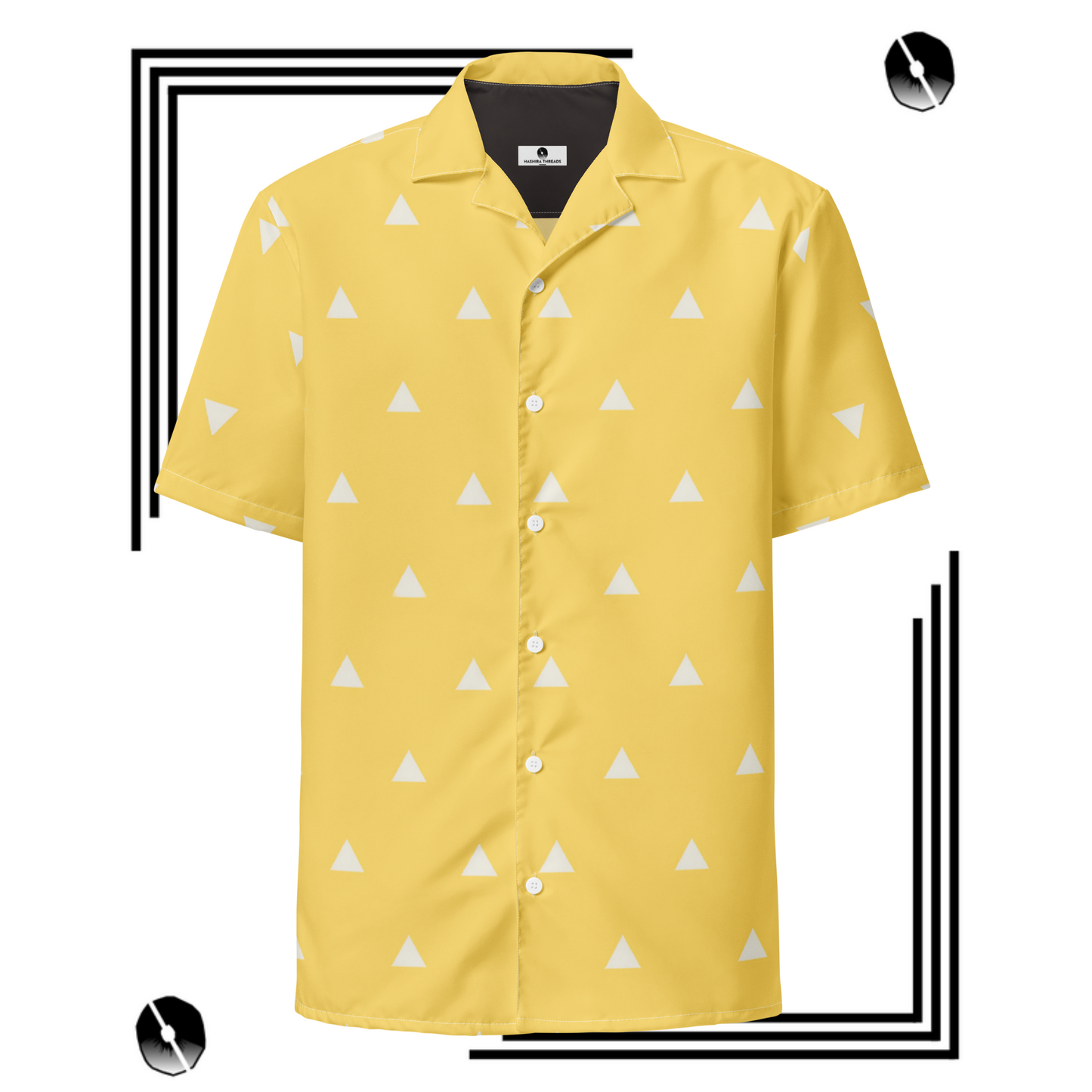 Zenitsu Inspired Daily Button-Up